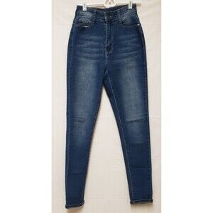 Fashionnova Womens Super Stretch Minimum Hem Denim Jeans Sz 5/6 NWOT